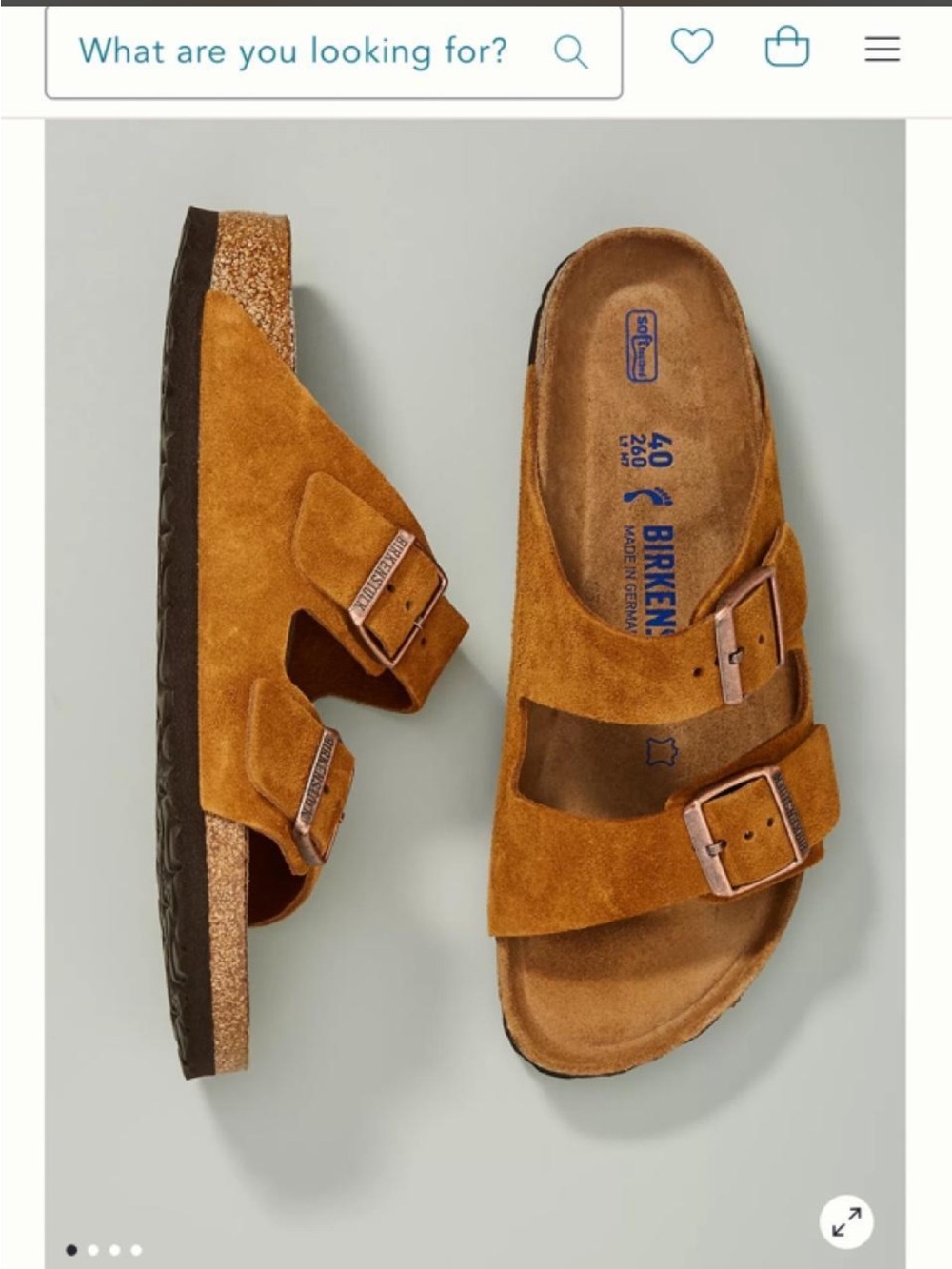 Birkenstock Arizona suede